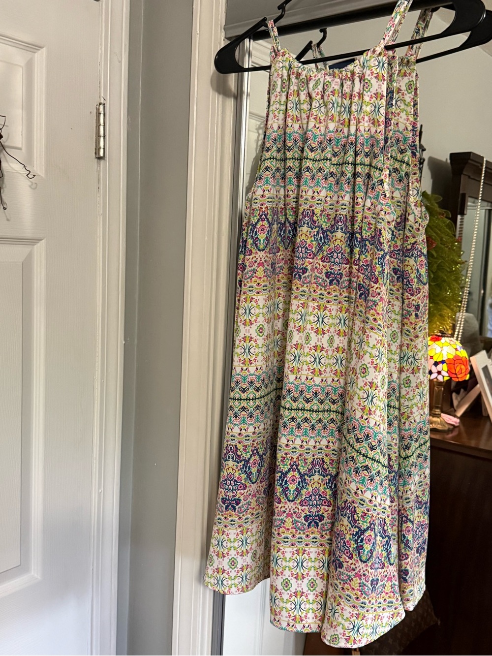 Rachel Ashwell Sleeveless Summer Dress. Multicolored, fun, flowing, casual